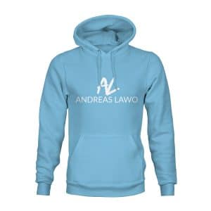 Andreas Lawo Hoodie Unisex hellblau