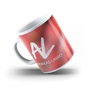 Tasse Andreas Lawo Motiv 2021 rot