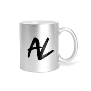 Tasse Andreas Lawo Silber Glitzer