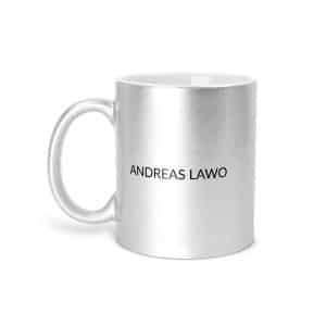Tasse Andreas Lawo Silber Glitzer