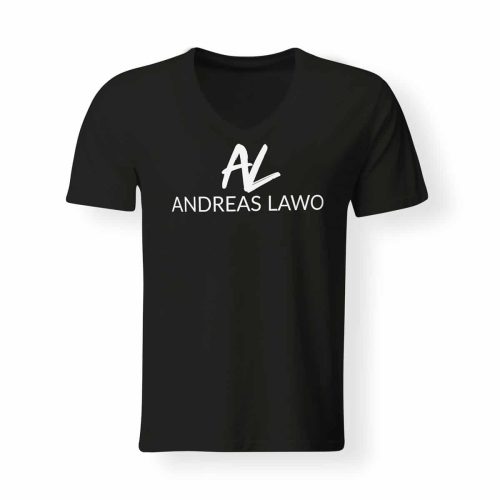 Andreas Lawo T-Shirt schwarz V-Neck