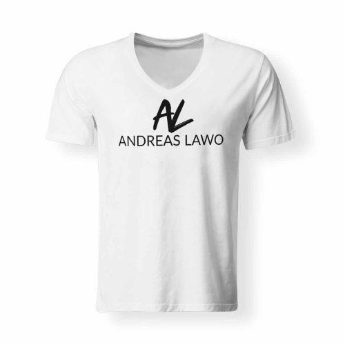 Andreas Lawo T-Shirt weiß V-Neck