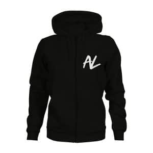 Andreas Lawo ZIP Hoodie Damen schwarz
