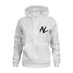 Andreas Lawo ZIP Hoodie Damen weiß