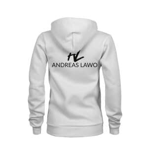 Andreas Lawo ZIP Hoodie Damen weiß