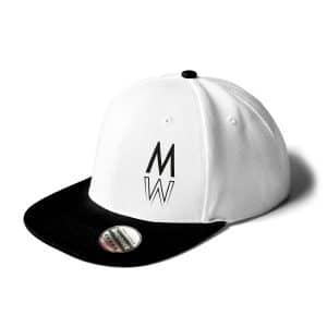 Cap Snapback Marie Winter weiß-schwarz