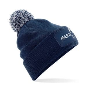 Mütze mit Bommel Marie Winter navy
