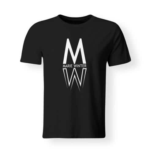 T-Shirt Marie Winter Herren schwarz