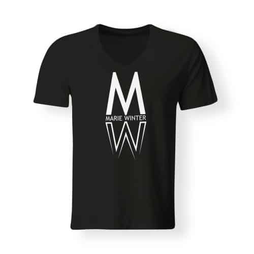 T-Shirt Marie Winter Herren schwarz