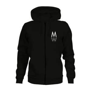 ZIP Hoodie Marie Winter Damen schwawrz