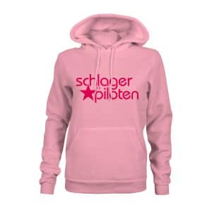Hoodie Damen Schlagerpiloten rosa