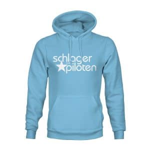 Schlagerpiloten Hoodie Unisex hellblau