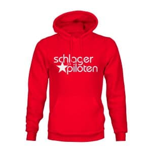 Schlagerpiloten Hoodie Unisex rot