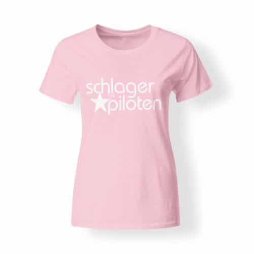 Schlagerpiloten T-Shirt Damen rosa