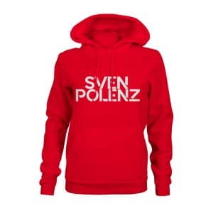 Hoodie Damen Sven Polenz rot
