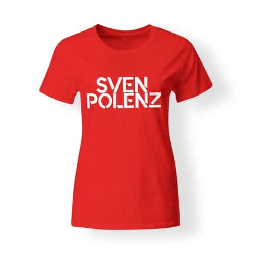 T-Shirt Damen Sven Polenz rot