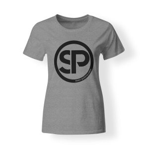 T-Shirt Damen Sven Polenz grau