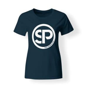 T-Shirt Damen Sven Polenz navy