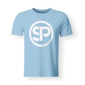 Sven Polenz T-Shirt Herren hellblau