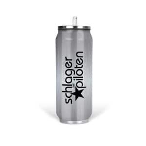 thermodose schlagerpiloten logo silber edelstahl