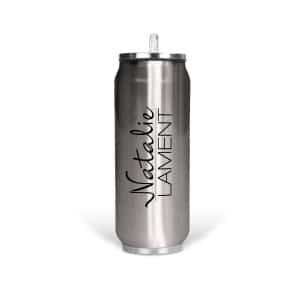 Natalie Lament Thermo Dose Edelstahl Logo
