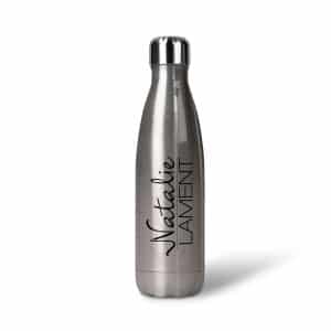 Natalie Lament Thermosflasche Edelstahl Logo