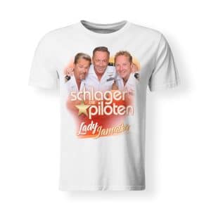 T-Shirt Herren Die Schlagerpiloten Lady Jamaika Cover