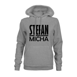 Hoodie Damen Stefan Micha grau