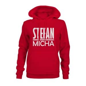 Hoodie Damen Stefan Micha rot