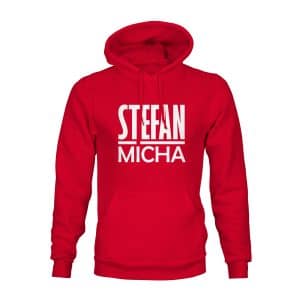 Hoodie Unisex Stefan Micha rot