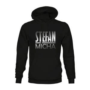 Hoodie Unisex Stefan Micha schwarz
