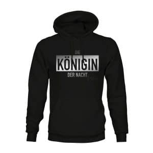Hoodie Unisex Misha Kovar schwarz Königin der Nacht