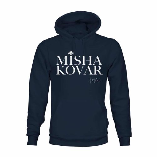 Hoodie Unisex Misha Kovar Logo navy