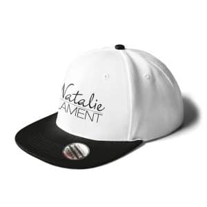 Cap Snapback Natalie Lament weiß-schwarz