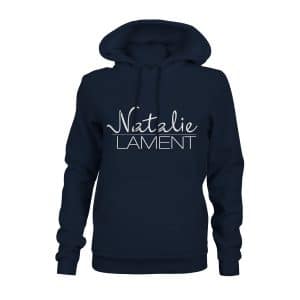 Hoodie Damen Natalie Lament navy