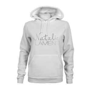 Hoodie Damen Natalie Lament weiß