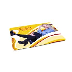 Natalie Lament Mousepad Foto Motiv gelb