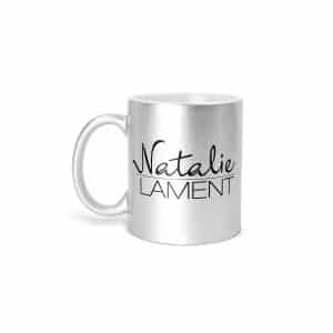 Tasse Natalie Lament Silber Logo