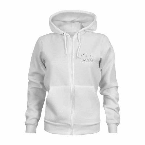 ZIP Hoodie Damen Natalie Lament weiß