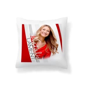 Natalie Lament Kissen Foto rot