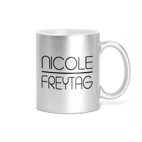 Logo Tasse Silber Nicole Freytag