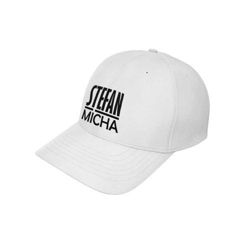 Baseball Cap Stefan Micha Logo weiß
