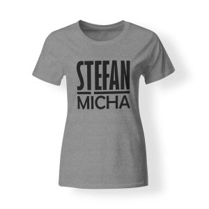 T-Shirt Damen Stefan Micha grau