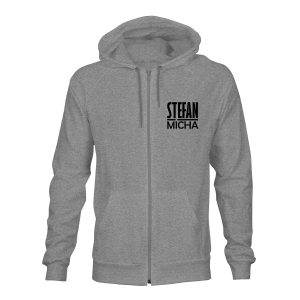ZIP Hoodie Herren Stefan Micha Grau