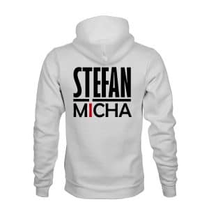 ZIP Hoodie Herren Stefan Micha schwarz