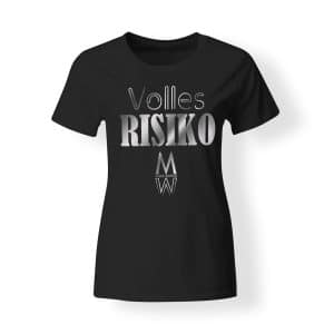 T-Shirt Marie Winter Volles Risiko Damen schwarz