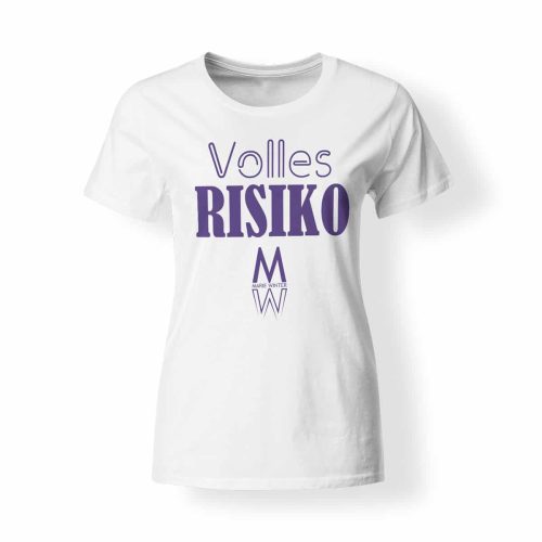 T-Shirt Marie Winter Volles Risiko Damen weiß