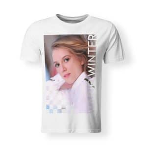 T-Shirt Marie Winter Foto Volles Risiko Herren weiß
