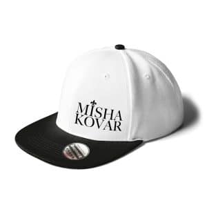 Cap Snapback Misha Kovar weiss schwarz