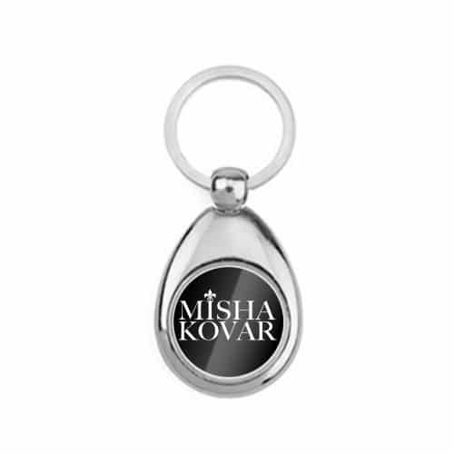 Misha Kovar Schlüsselanhänger rund Logo